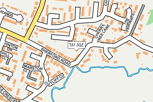 TA1 3QZ map - OS OpenMap – Local (Ordnance Survey) TA1 3QZ map - OS OpenMap – Local (Ordnance Survey)