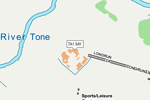TA1 5AY map - OS OpenMap – Local (Ordnance Survey) TA1 5AY map - OS OpenMap – Local (Ordnance Survey)