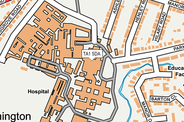 TA1 5DA map - OS OpenMap – Local (Ordnance Survey) TA1 5DA map - OS OpenMap – Local (Ordnance Survey)