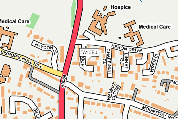 TA1 5EU map - OS OpenMap – Local (Ordnance Survey) TA1 5EU map - OS OpenMap – Local (Ordnance Survey)