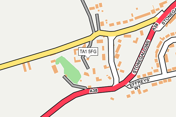 TA1 5FG map - OS OpenMap – Local (Ordnance Survey) TA1 5FG map - OS OpenMap – Local (Ordnance Survey)