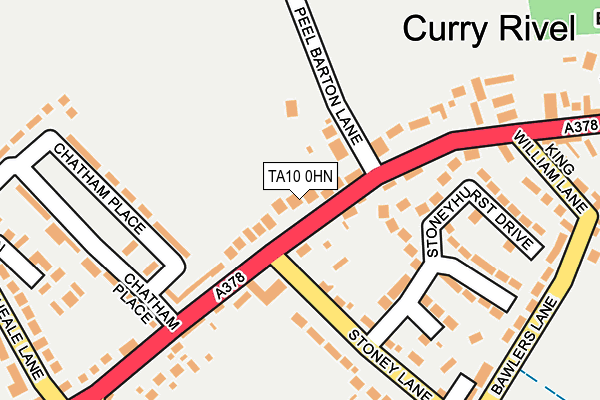 TA10 0HN map - OS OpenMap – Local (Ordnance Survey) TA10 0HN map - OS OpenMap – Local (Ordnance Survey)