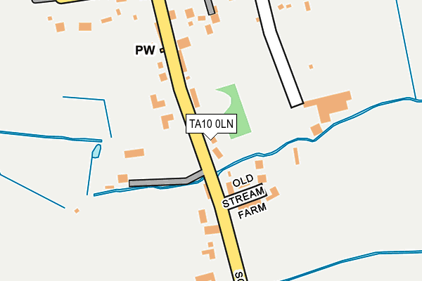 TA10 0LN map - OS OpenMap – Local (Ordnance Survey) TA10 0LN map - OS OpenMap – Local (Ordnance Survey)
