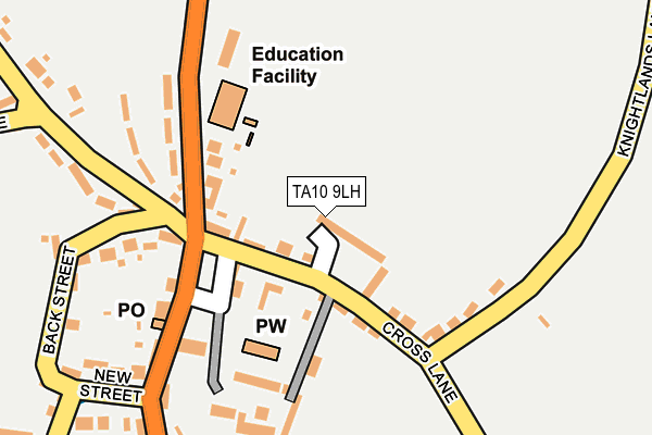 TA10 9LH map - OS OpenMap – Local (Ordnance Survey) TA10 9LH map - OS OpenMap – Local (Ordnance Survey)
