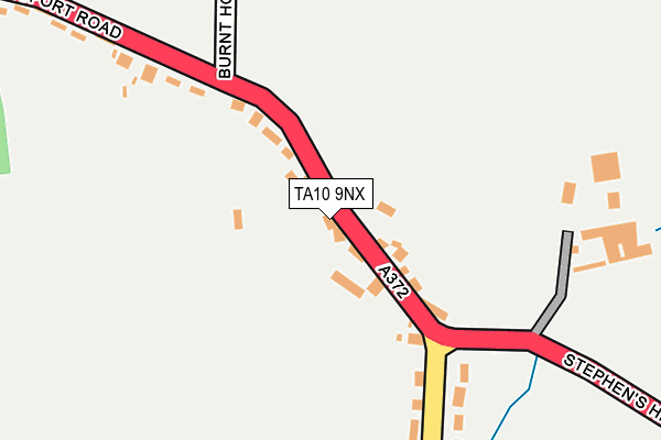 TA10 9NX map - OS OpenMap – Local (Ordnance Survey) TA10 9NX map - OS OpenMap – Local (Ordnance Survey)