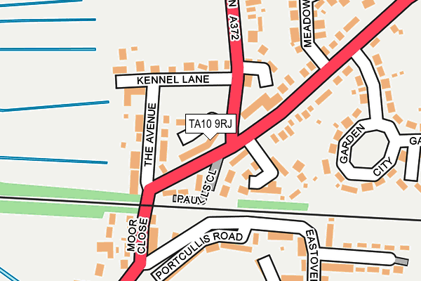 TA10 9RJ map - OS OpenMap – Local (Ordnance Survey) TA10 9RJ map - OS OpenMap – Local (Ordnance Survey)