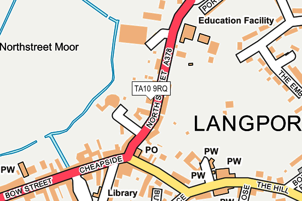 TA10 9RQ map - OS OpenMap – Local (Ordnance Survey) TA10 9RQ map - OS OpenMap – Local (Ordnance Survey)