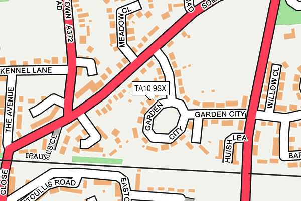 TA10 9SX map - OS OpenMap – Local (Ordnance Survey) TA10 9SX map - OS OpenMap – Local (Ordnance Survey)