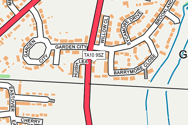 TA10 9SZ map - OS OpenMap – Local (Ordnance Survey) TA10 9SZ map - OS OpenMap – Local (Ordnance Survey)