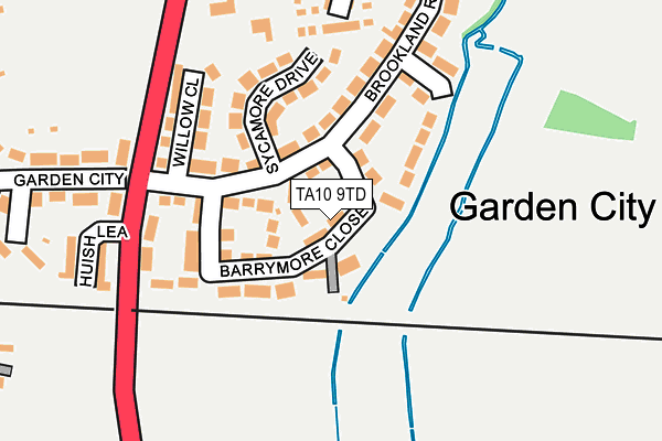 TA10 9TD map - OS OpenMap – Local (Ordnance Survey) TA10 9TD map - OS OpenMap – Local (Ordnance Survey)