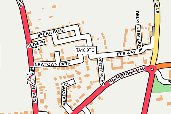 TA10 9TQ map - OS OpenMap – Local (Ordnance Survey) TA10 9TQ map - OS OpenMap – Local (Ordnance Survey)