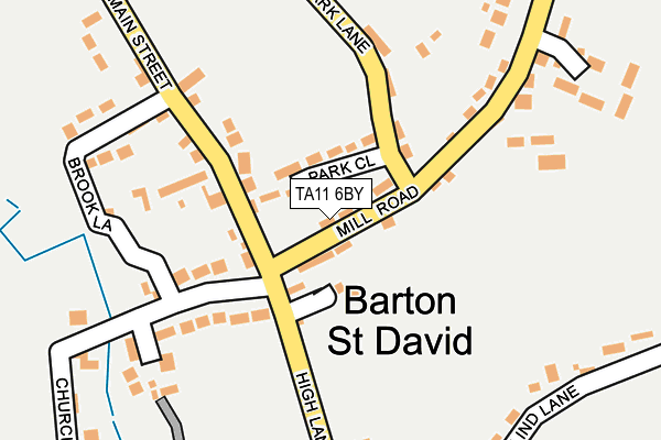TA11 6BY map - OS OpenMap – Local (Ordnance Survey) TA11 6BY map - OS OpenMap – Local (Ordnance Survey)