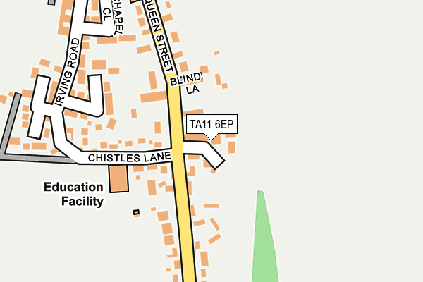 TA11 6EP map - OS OpenMap – Local (Ordnance Survey) TA11 6EP map - OS OpenMap – Local (Ordnance Survey)