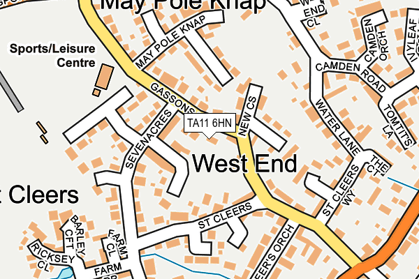 TA11 6HN map - OS OpenMap – Local (Ordnance Survey) TA11 6HN map - OS OpenMap – Local (Ordnance Survey)