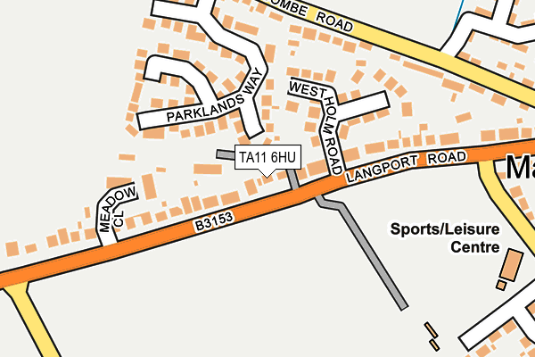 TA11 6HU map - OS OpenMap – Local (Ordnance Survey) TA11 6HU map - OS OpenMap – Local (Ordnance Survey)