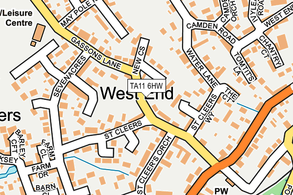 TA11 6HW map - OS OpenMap – Local (Ordnance Survey) TA11 6HW map - OS OpenMap – Local (Ordnance Survey)
