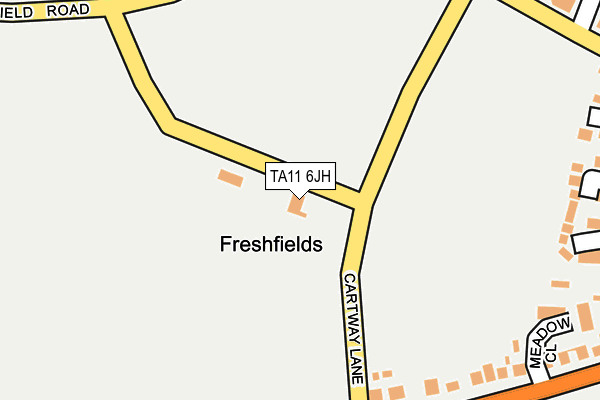 TA11 6JH map - OS OpenMap – Local (Ordnance Survey)