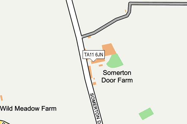 TA11 6JN map - OS OpenMap – Local (Ordnance Survey) TA11 6JN map - OS OpenMap – Local (Ordnance Survey)