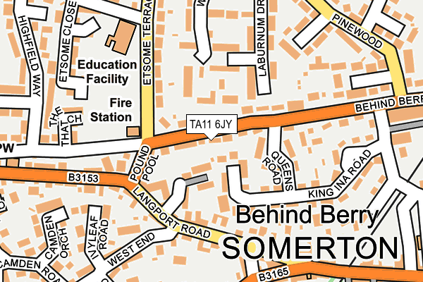 TA11 6JY map - OS OpenMap – Local (Ordnance Survey) TA11 6JY map - OS OpenMap – Local (Ordnance Survey)