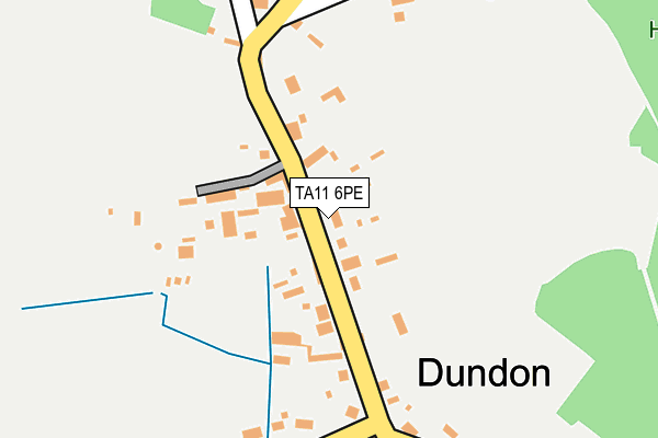 TA11 6PE map - OS OpenMap – Local (Ordnance Survey) TA11 6PE map - OS OpenMap – Local (Ordnance Survey)