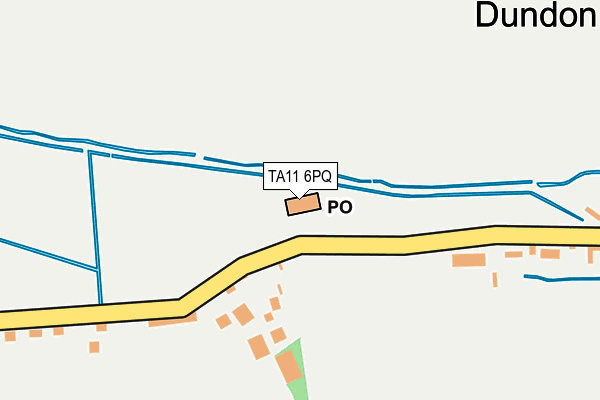 TA11 6PQ map - OS OpenMap – Local (Ordnance Survey) TA11 6PQ map - OS OpenMap – Local (Ordnance Survey)