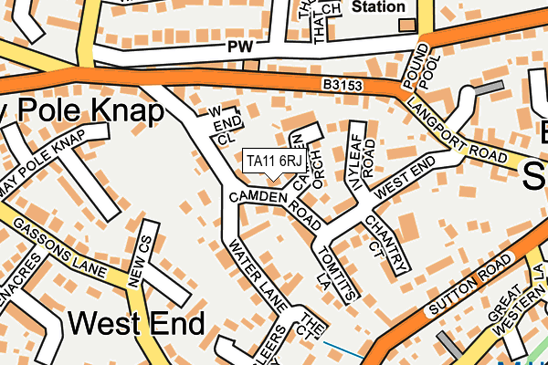 TA11 6RJ map - OS OpenMap – Local (Ordnance Survey) TA11 6RJ map - OS OpenMap – Local (Ordnance Survey)