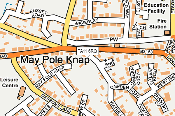 TA11 6RQ map - OS OpenMap – Local (Ordnance Survey) TA11 6RQ map - OS OpenMap – Local (Ordnance Survey)