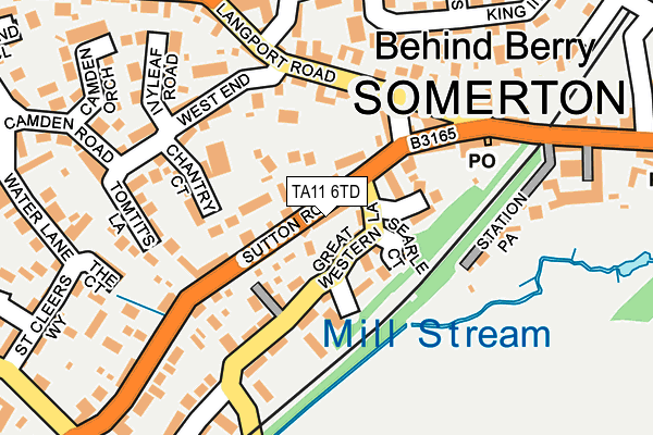TA11 6TD map - OS OpenMap – Local (Ordnance Survey) TA11 6TD map - OS OpenMap – Local (Ordnance Survey)