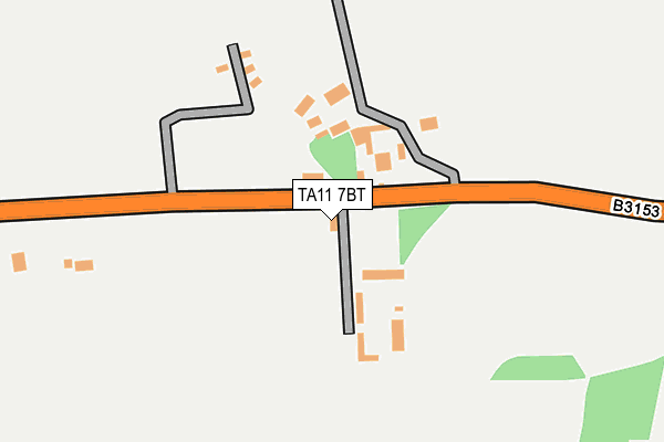 TA11 7BT map - OS OpenMap – Local (Ordnance Survey) TA11 7BT map - OS OpenMap – Local (Ordnance Survey)