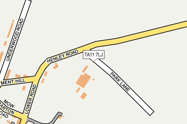 TA11 7LJ map - OS OpenMap – Local (Ordnance Survey) TA11 7LJ map - OS OpenMap – Local (Ordnance Survey)
