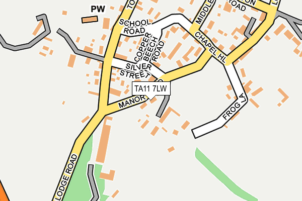 TA11 7LW map - OS OpenMap – Local (Ordnance Survey) TA11 7LW map - OS OpenMap – Local (Ordnance Survey)