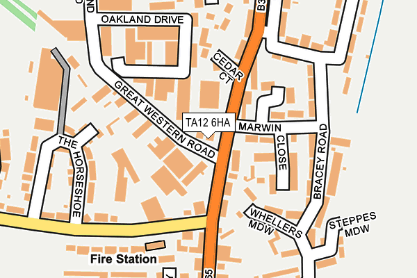 TA12 6HA map - OS OpenMap – Local (Ordnance Survey) TA12 6HA map - OS OpenMap – Local (Ordnance Survey)