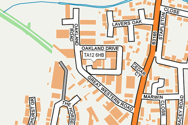 TA12 6HB map - OS OpenMap – Local (Ordnance Survey) TA12 6HB map - OS OpenMap – Local (Ordnance Survey)