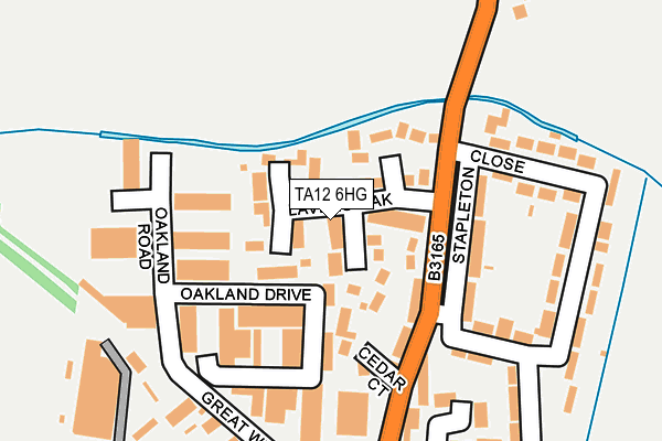 TA12 6HG map - OS OpenMap – Local (Ordnance Survey) TA12 6HG map - OS OpenMap – Local (Ordnance Survey)