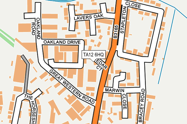 TA12 6HQ map - OS OpenMap – Local (Ordnance Survey) TA12 6HQ map - OS OpenMap – Local (Ordnance Survey)