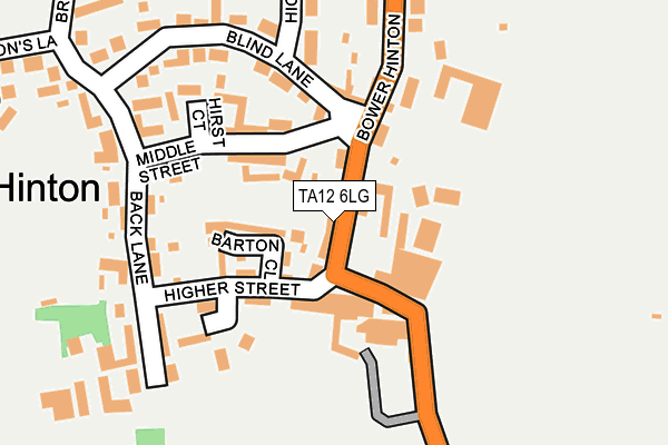 TA12 6LG map - OS OpenMap – Local (Ordnance Survey) TA12 6LG map - OS OpenMap – Local (Ordnance Survey)