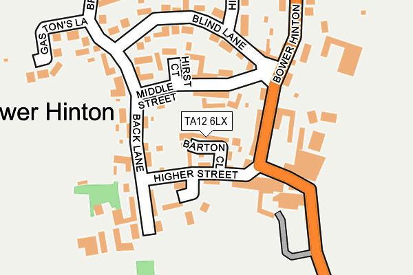 TA12 6LX map - OS OpenMap – Local (Ordnance Survey) TA12 6LX map - OS OpenMap – Local (Ordnance Survey)