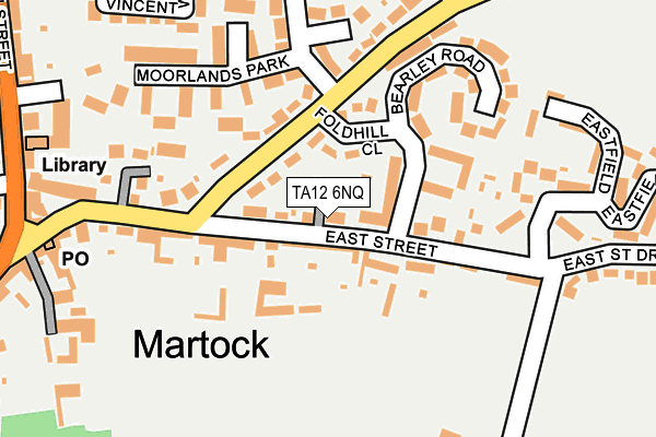 TA12 6NQ map - OS OpenMap – Local (Ordnance Survey) TA12 6NQ map - OS OpenMap – Local (Ordnance Survey)