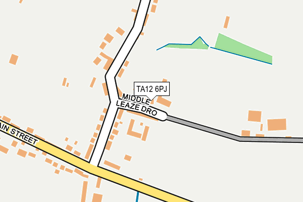 TA12 6PJ map - OS OpenMap – Local (Ordnance Survey) TA12 6PJ map - OS OpenMap – Local (Ordnance Survey)