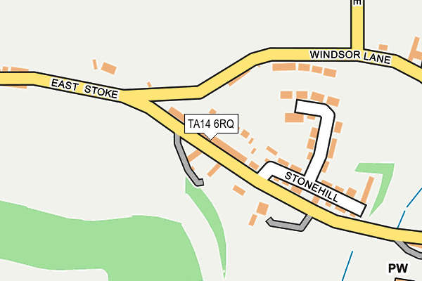 TA14 6RQ map - OS OpenMap – Local (Ordnance Survey) TA14 6RQ map - OS OpenMap – Local (Ordnance Survey)