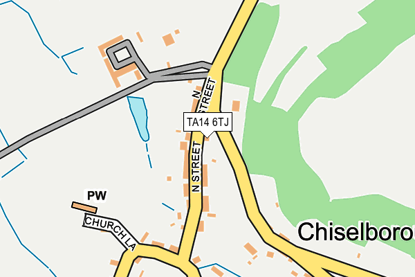 TA14 6TJ map - OS OpenMap – Local (Ordnance Survey) TA14 6TJ map - OS OpenMap – Local (Ordnance Survey)