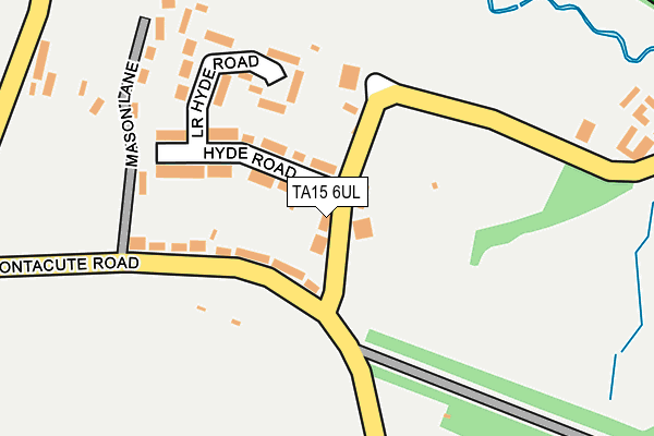 TA15 6UL map - OS OpenMap – Local (Ordnance Survey) TA15 6UL map - OS OpenMap – Local (Ordnance Survey)