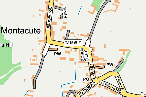 TA15 6UZ map - OS OpenMap – Local (Ordnance Survey) TA15 6UZ map - OS OpenMap – Local (Ordnance Survey)