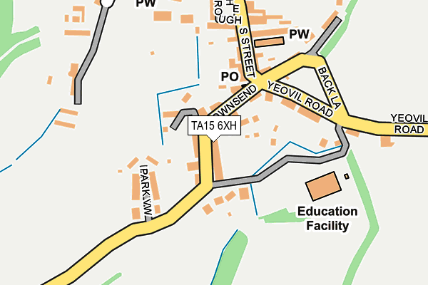 TA15 6XH map - OS OpenMap – Local (Ordnance Survey) TA15 6XH map - OS OpenMap – Local (Ordnance Survey)