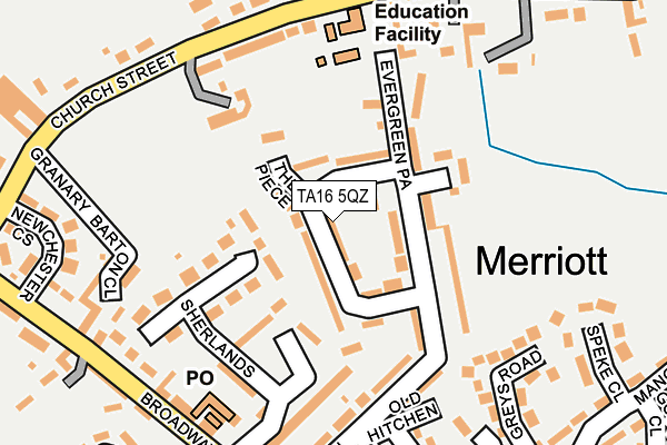 TA16 5QZ map - OS OpenMap – Local (Ordnance Survey) TA16 5QZ map - OS OpenMap – Local (Ordnance Survey)