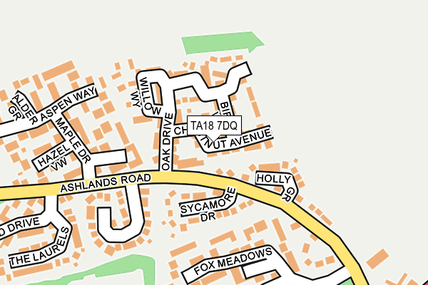 TA18 7DQ map - OS OpenMap – Local (Ordnance Survey) TA18 7DQ map - OS OpenMap – Local (Ordnance Survey)