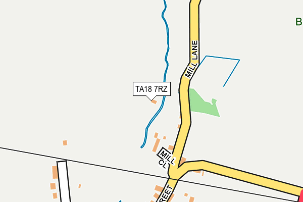 TA18 7RZ map - OS OpenMap – Local (Ordnance Survey) TA18 7RZ map - OS OpenMap – Local (Ordnance Survey)