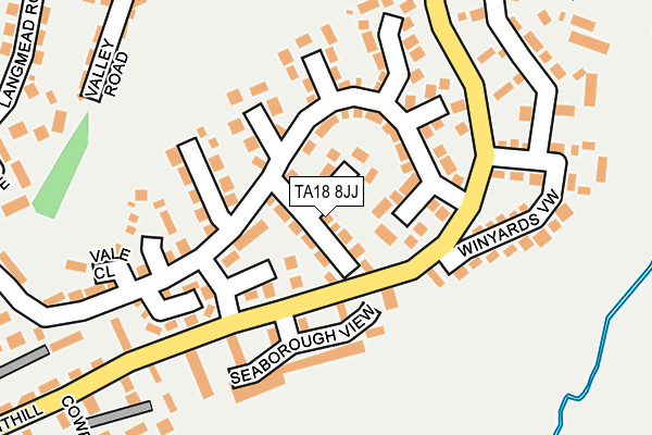 TA18 8JJ map - OS OpenMap – Local (Ordnance Survey) TA18 8JJ map - OS OpenMap – Local (Ordnance Survey)