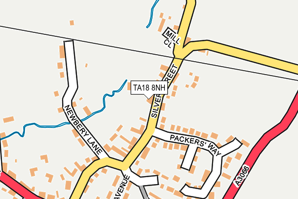 TA18 8NH map - OS OpenMap – Local (Ordnance Survey) TA18 8NH map - OS OpenMap – Local (Ordnance Survey)