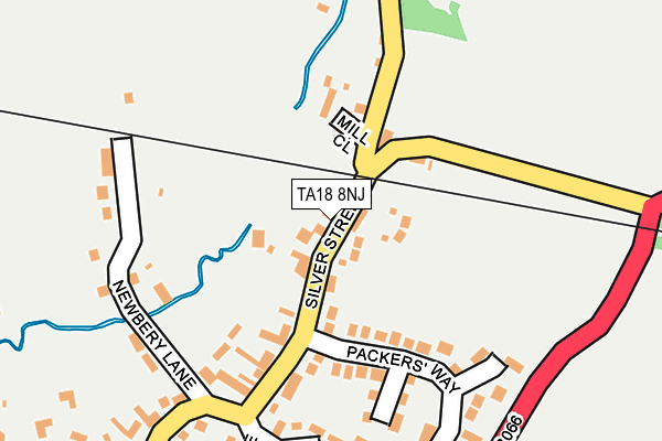 TA18 8NJ map - OS OpenMap – Local (Ordnance Survey) TA18 8NJ map - OS OpenMap – Local (Ordnance Survey)